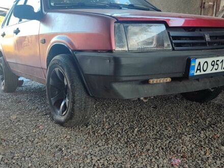 Красный ВАЗ 21099, объемом двигателя 1.5 л и пробегом 8 тыс. км за 850 $, фото 1 на Automoto.ua