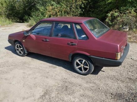 Красный ВАЗ 21099, объемом двигателя 0 л и пробегом 100 тыс. км за 1000 $, фото 1 на Automoto.ua
