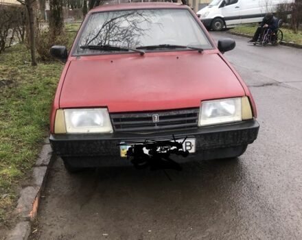 Красный ВАЗ 21099, объемом двигателя 10 л и пробегом 300 тыс. км за 700 $, фото 1 на Automoto.ua