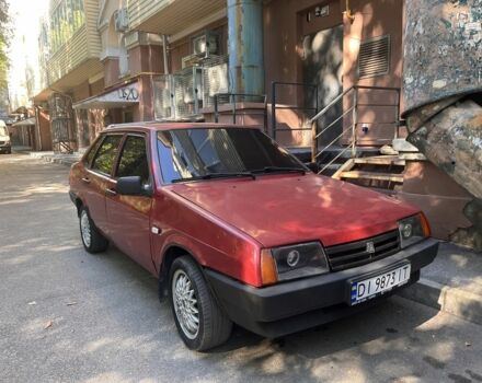 Красный ВАЗ 21099, объемом двигателя 1.5 л и пробегом 420 тыс. км за 1300 $, фото 1 на Automoto.ua