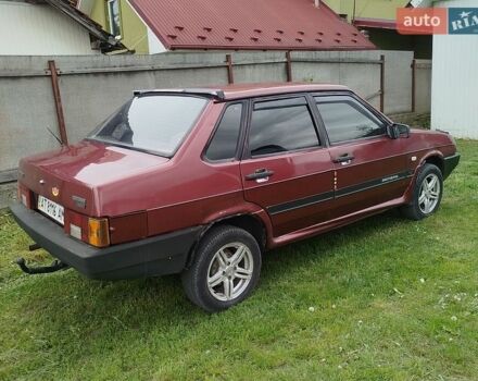 Красный ВАЗ 21099, объемом двигателя 1.5 л и пробегом 220 тыс. км за 680 $, фото 1 на Automoto.ua