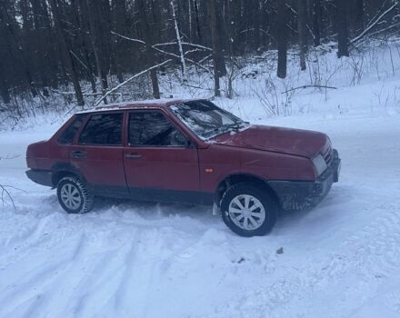 Червоний ВАЗ 21099, об'ємом двигуна 1.5 л та пробігом 3 тис. км за 873 $, фото 1 на Automoto.ua