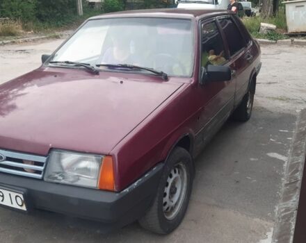Красный ВАЗ 21099, объемом двигателя 1.5 л и пробегом 56 тыс. км за 676 $, фото 1 на Automoto.ua