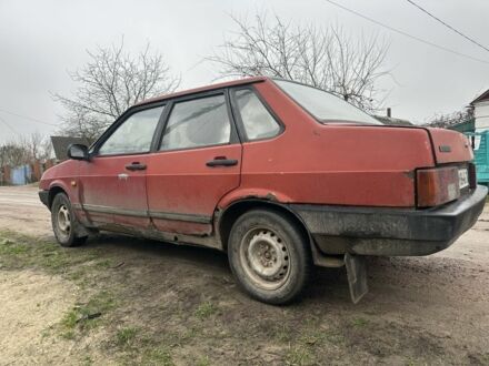Красный ВАЗ 21099, объемом двигателя 1.5 л и пробегом 3 тыс. км за 356 $, фото 1 на Automoto.ua