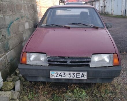 Красный ВАЗ 21099, объемом двигателя 1.5 л и пробегом 260 тыс. км за 330 $, фото 1 на Automoto.ua