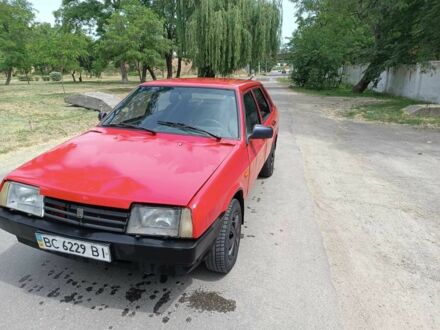 Красный ВАЗ 21099, объемом двигателя 0 л и пробегом 200 тыс. км за 620 $, фото 1 на Automoto.ua