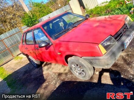 ВАЗ 21099 1997 у Шишаках на Automoto.ua Червоний ВАЗ 21099, об'ємом двигуна 1.5 л та пробігом 200 тис. км за 900 $, фото 1 на Automoto.ua