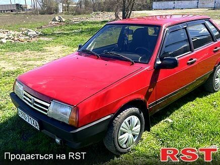 Красный ВАЗ 21099, объемом двигателя 1.5 л и пробегом 3 тыс. км за 1900 $, фото 1 на Automoto.ua