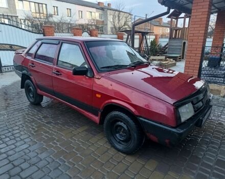 Красный ВАЗ 21099, объемом двигателя 1.5 л и пробегом 150 тыс. км за 750 $, фото 1 на Automoto.ua
