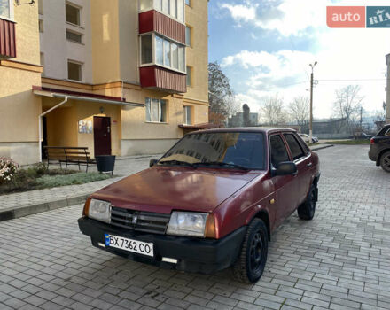 Красный ВАЗ 21099, объемом двигателя 1.5 л и пробегом 138 тыс. км за 600 $, фото 1 на Automoto.ua