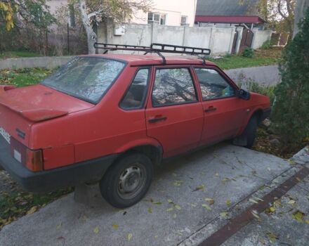 Червоний ВАЗ 21099, об'ємом двигуна 1.5 л та пробігом 90 тис. км за 716 $, фото 1 на Automoto.ua