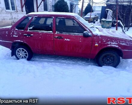 Красный ВАЗ 21099, объемом двигателя 1.5 л и пробегом 230 тыс. км за 1400 $, фото 1 на Automoto.ua