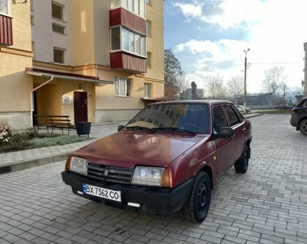 Красный ВАЗ 21099, объемом двигателя 1.5 л и пробегом 100 тыс. км за 600 $, фото 1 на Automoto.ua