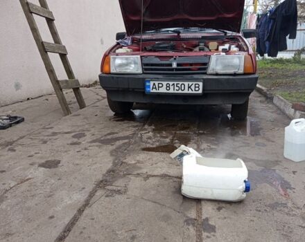 Красный ВАЗ 21099, объемом двигателя 1.3 л и пробегом 168 тыс. км за 947 $, фото 1 на Automoto.ua