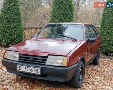 Красный ВАЗ 21099, объемом двигателя 1.5 л и пробегом 55 тыс. км за 900 $, фото 1 на Automoto.ua