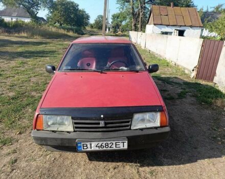 Красный ВАЗ 21099, объемом двигателя 1.5 л и пробегом 1000 тыс. км за 1452 $, фото 1 на Automoto.ua