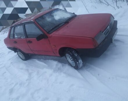 Червоний ВАЗ 21099, об'ємом двигуна 1.5 л та пробігом 98 тис. км за 550 $, фото 1 на Automoto.ua