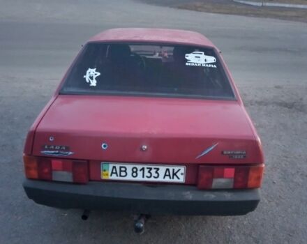 Красный ВАЗ 21099, объемом двигателя 1.5 л и пробегом 245 тыс. км за 1500 $, фото 1 на Automoto.ua