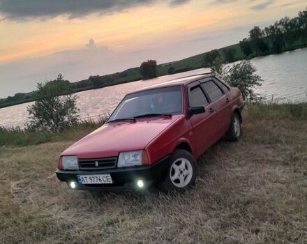 Красный ВАЗ 21099, объемом двигателя 1.5 л и пробегом 203 тыс. км за 1300 $, фото 1 на Automoto.ua