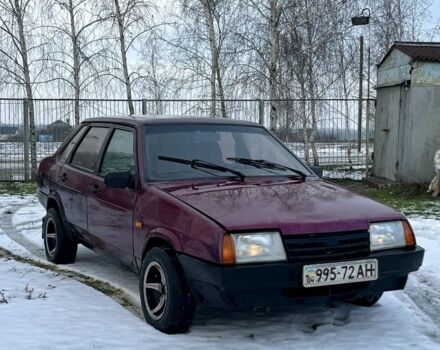 Красный ВАЗ 21099, объемом двигателя 1.5 л и пробегом 261 тыс. км за 850 $, фото 1 на Automoto.ua