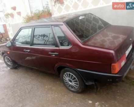 Красный ВАЗ 21099, объемом двигателя 1.5 л и пробегом 228 тыс. км за 1300 $, фото 1 на Automoto.ua
