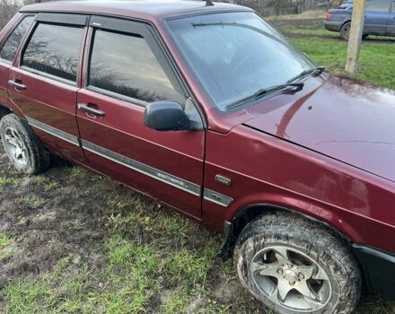 Червоний ВАЗ 21099, об'ємом двигуна 1.5 л та пробігом 228 тис. км за 1200 $, фото 1 на Automoto.ua