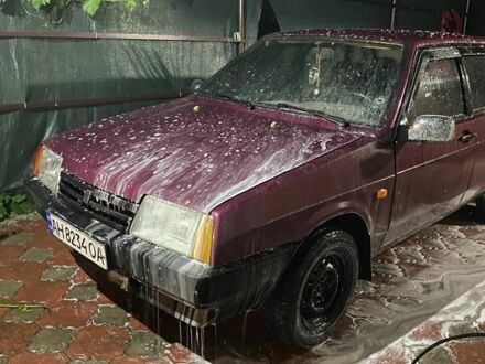 Красный ВАЗ 21099, объемом двигателя 1.5 л и пробегом 340 тыс. км за 1300 $, фото 1 на Automoto.ua
