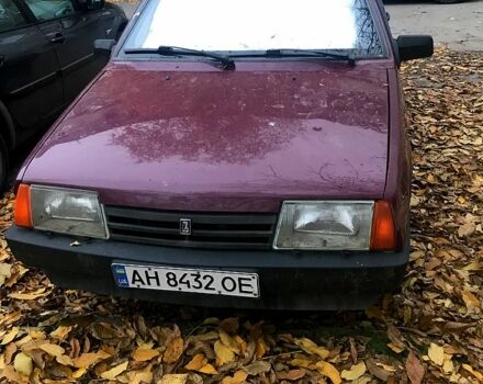 Красный ВАЗ 21099, объемом двигателя 1.5 л и пробегом 222 тыс. км за 1950 $, фото 1 на Automoto.ua