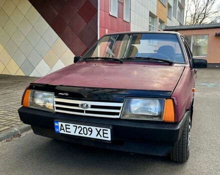 Красный ВАЗ 21099, объемом двигателя 1.5 л и пробегом 252 тыс. км за 1600 $, фото 1 на Automoto.ua