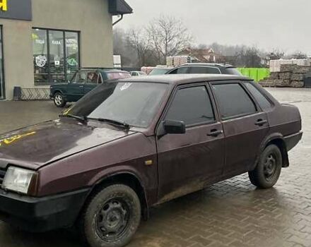 Красный ВАЗ 21099, объемом двигателя 1.6 л и пробегом 200 тыс. км за 417 $, фото 1 на Automoto.ua