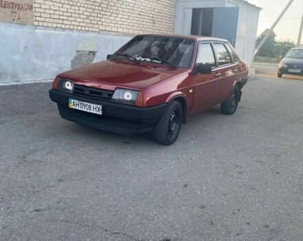 Красный ВАЗ 21099, объемом двигателя 1.5 л и пробегом 250 тыс. км за 1816 $, фото 1 на Automoto.ua
