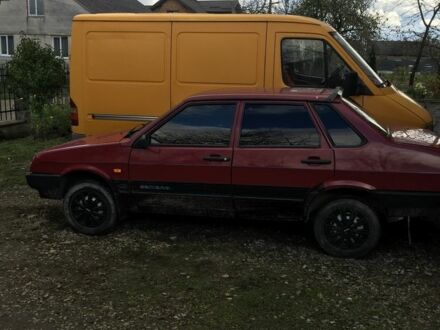 Красный ВАЗ 21099, объемом двигателя 1.5 л и пробегом 225 тыс. км за 1200 $, фото 1 на Automoto.ua