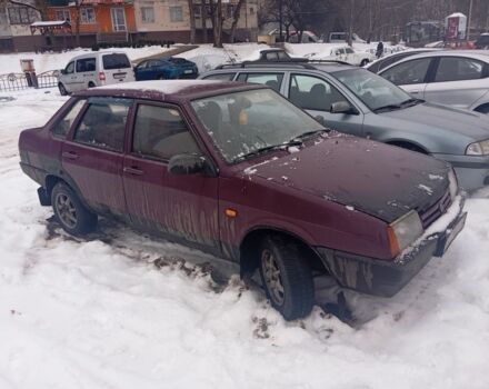 Красный ВАЗ 21099, объемом двигателя 1.5 л и пробегом 290 тыс. км за 1165 $, фото 1 на Automoto.ua