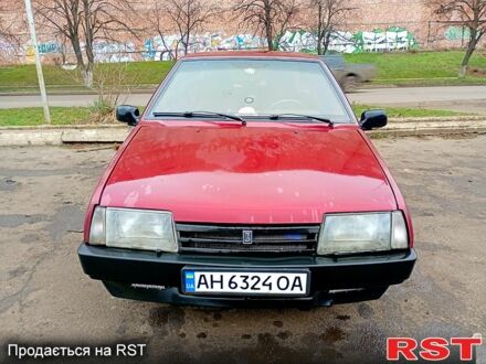 Красный ВАЗ 21099, объемом двигателя 1.5 л и пробегом 215 тыс. км за 1600 $, фото 1 на Automoto.ua