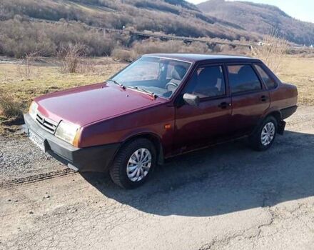 Червоний ВАЗ 21099, об'ємом двигуна 1.6 л та пробігом 138 тис. км за 1550 $, фото 1 на Automoto.ua
