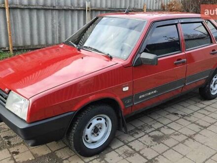 Красный ВАЗ 21099, объемом двигателя 1.5 л и пробегом 139 тыс. км за 1700 $, фото 1 на Automoto.ua