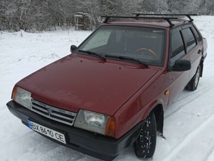 ВАЗ 21099 2006 у Хмельницькому на Automoto.ua Червоний ВАЗ 21099, об'ємом двигуна 1.5 л та пробігом 230 тис. км за 700 $, фото 1 на Automoto.ua