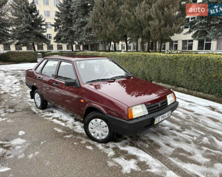 Красный ВАЗ 21099, объемом двигателя 1.5 л и пробегом 100 тыс. км за 2650 $, фото 1 на Automoto.ua