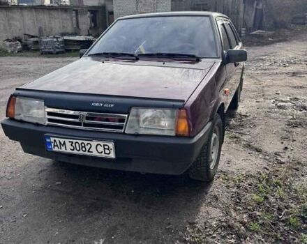 Красный ВАЗ 21099, объемом двигателя 1.5 л и пробегом 101 тыс. км за 2100 $, фото 1 на Automoto.ua