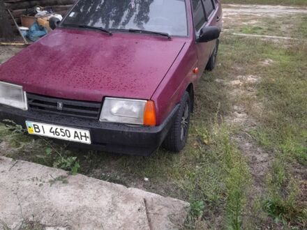 Красный ВАЗ 21099, объемом двигателя 0 л и пробегом 350 тыс. км за 1100 $, фото 1 на Automoto.ua