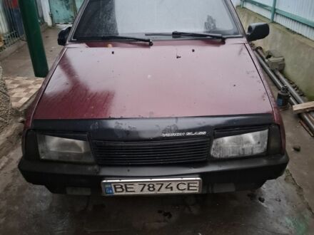 Красный ВАЗ 21099, объемом двигателя 1.5 л и пробегом 257 тыс. км за 1562 $, фото 1 на Automoto.ua