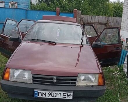 Красный ВАЗ 21099, объемом двигателя 1.5 л и пробегом 170 тыс. км за 1600 $, фото 1 на Automoto.ua