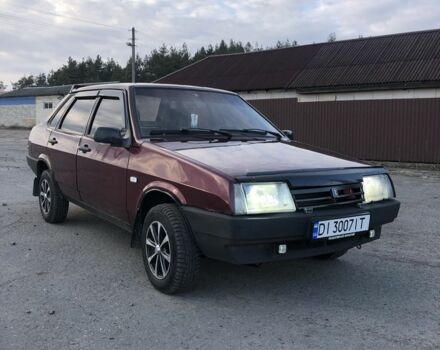 Красный ВАЗ 21099, объемом двигателя 1.6 л и пробегом 160 тыс. км за 1500 $, фото 1 на Automoto.ua