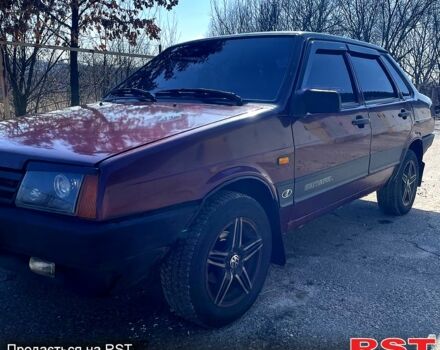 Красный ВАЗ 21099, объемом двигателя 1.6 л и пробегом 273 тыс. км за 1400 $, фото 1 на Automoto.ua