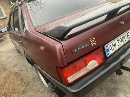 Красный ВАЗ 21099, объемом двигателя 1.6 л и пробегом 260 тыс. км за 1150 $, фото 1 на Automoto.ua