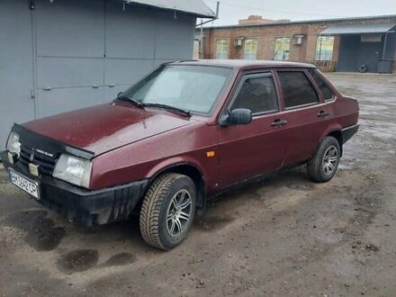 Красный ВАЗ 21099, объемом двигателя 1.5 л и пробегом 220 тыс. км за 1700 $, фото 1 на Automoto.ua