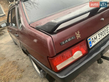 Красный ВАЗ 21099, объемом двигателя 1.6 л и пробегом 260 тыс. км за 1150 $, фото 1 на Automoto.ua