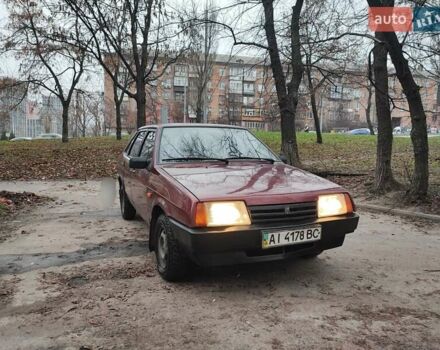 Красный ВАЗ 21099, объемом двигателя 1.5 л и пробегом 342 тыс. км за 870 $, фото 1 на Automoto.ua