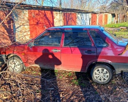 Красный ВАЗ 21099, объемом двигателя 1.6 л и пробегом 251 тыс. км за 1300 $, фото 1 на Automoto.ua