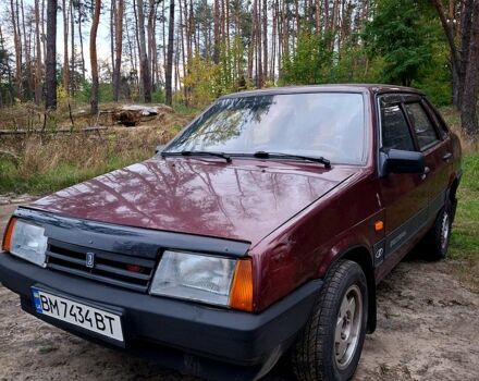 Красный ВАЗ 21099, объемом двигателя 1.6 л и пробегом 0 тыс. км за 1350 $, фото 1 на Automoto.ua